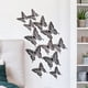 thumbnail image 4 of 12 pegatinas de pared de mariposa hueca con textura de metal 3D. Wmkox8yii fhajkh527, 4 of 6