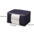 thumbnail image 3 of under $5 Usloyux Clothes Storage Bag, Heavy Duty Storage with Reinforced Handles Extra Large Storage Bags for Clothes Tote Storage Bag Double Zipper, Suitable for Home Space Saving, 3 of 6
