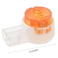 thumbnail image 3 of CNKOO 100Pieces/set K2 Connector Wire Connector Wiring Telephone Cable Cord UY2 Cable Terminals Replacement, 3 of 8