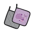 thumbnail image 2 of Caroline's Treasures Purple Dolphin Pair of Pot Holders, 2 of 3