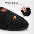 thumbnail image 4 of Zapatillas ATHMILE House para mujer y hombre de interior, color negro, 4 of 7