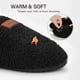 thumbnail image 4 of Zapatillas ATHMILE House para mujer y hombre de interior, color negro, 4 of 7