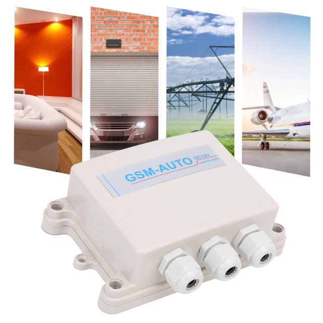 Door Access Controller, Double Channel Remote Controller Relay Contact Switch for Garage Door for Doors Access Control US Frequency