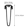 thumbnail image 3 of 4pcs Metal Hairpin Coffee Table Legs Folding Table Legs Home Diy Legs For Furniture, 3 of 9