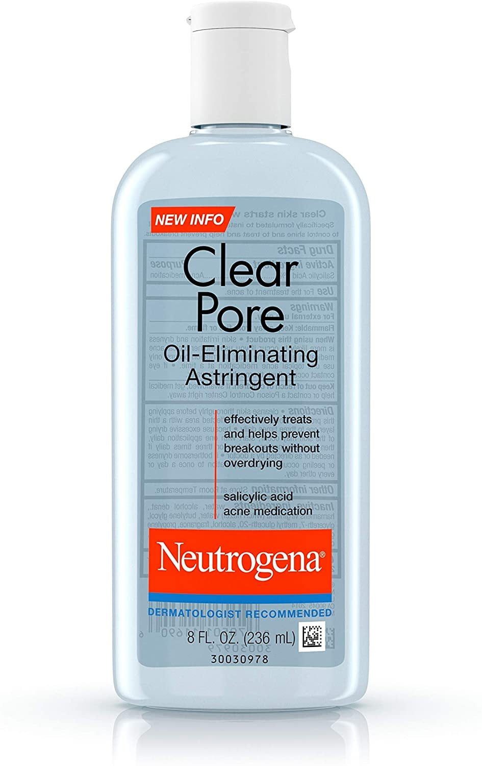 Neutrogena Clear Pore Oil Eliminating Astringent, 8 Fl Oz