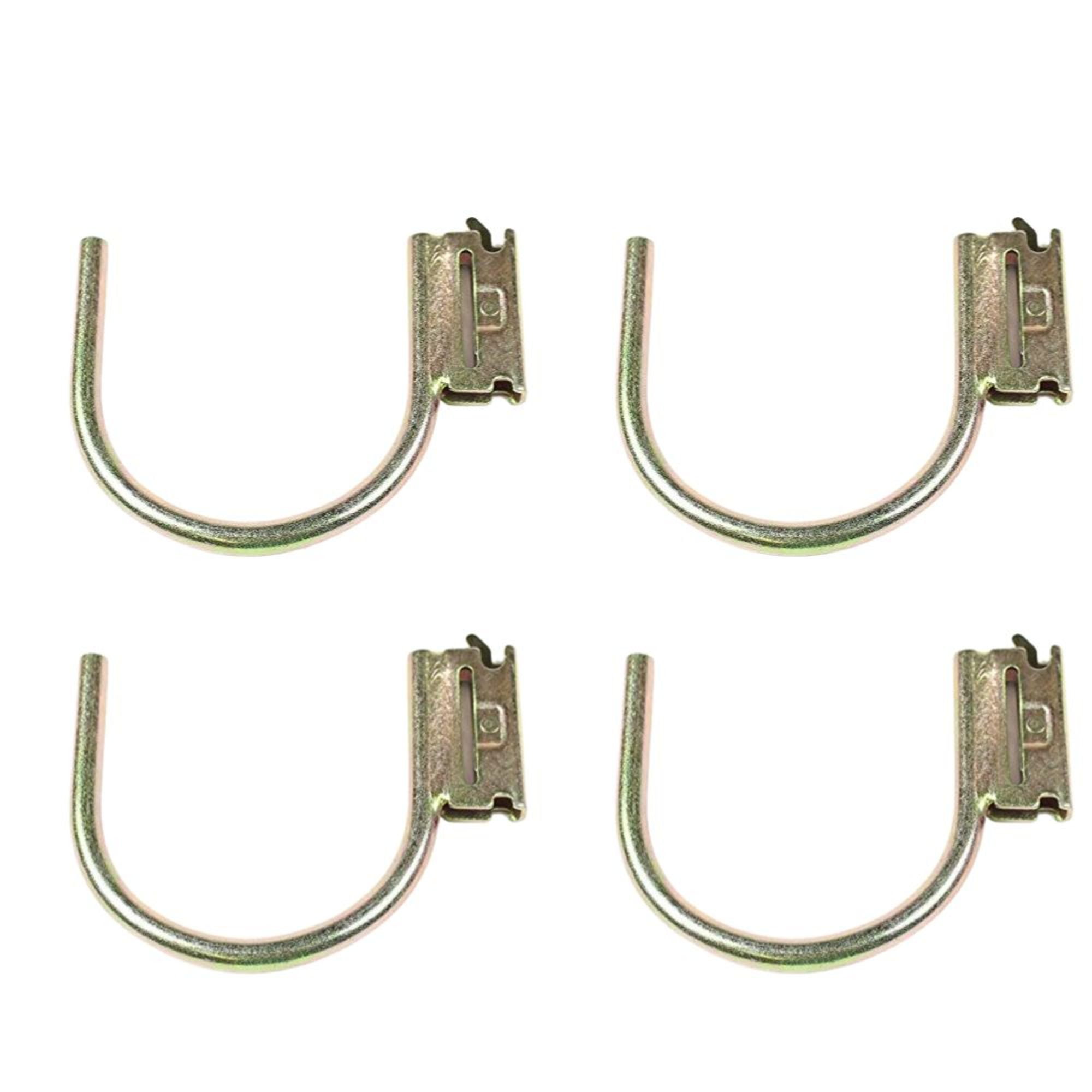 DC Cargo Mall 4 J Hooks for E Track Systems, Large Steel JHook TieDown