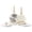 White Ceramic-8+9.5+11 Inch w/ Lid, variant on White Ceramic 9.5+11+12.5 Inch w/ Lid Nonstick Frying Pan Skillet Set