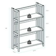 thumbnail image 4 of Casual Home 3-Shelf Folding Stackable Bookcase (27.5" Wide)-Natural, 4 of 5
