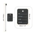thumbnail image 2 of Price Tags and Hang Tag String Clothing Tag, 2"x1.4" Black String Tags for Clothes, Retail Store 150 Set, 2 of 6