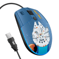 thumbnail image 3 of Mouse USB 800 / 1200 / 1600 DPI con luz LED Star Wars™ modelo Halcón Milenario multicolor, 3 of 4
