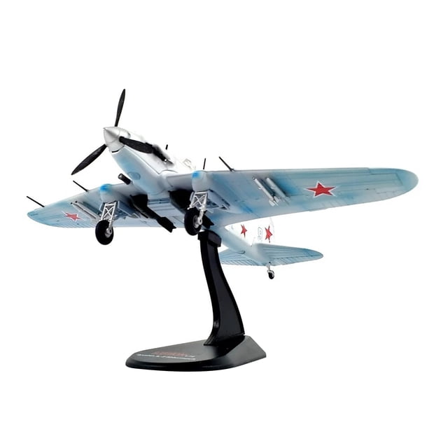 GUYUTING IL-2 Attack Aircraft Model 1:72 Scale Alloy Plastic For Family Friend Birthday Aircraft Collection