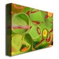 Trademark Art "Neon Cactus Liquid" Canvas Art by Kathie McCurdy