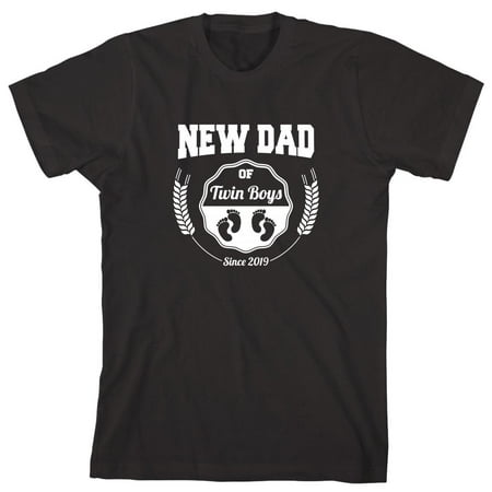 New Dad Of Twin Boys Since 2019 Men's Shirt - ID:
