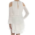 thumbnail image 2 of RACHEL ROY $129 Womens New 1102 Ivory Cold Shoulder Layered Dress 12 B+B, 2 of 2