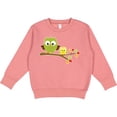 thumbnail image 2 of Inktastic Two Cute Owls on a Branch Toddler Sweatshirt, 2 of 4