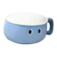thumbnail image 1 of Almohada en forma de taza, adorno de almohada, cojín bonito, almohada decorativa para dormitorio, sala de estar, cama, guardería, decoración del hogar azul mayimx almohada de dibujos animados, 1 of 9