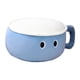thumbnail image 1 of Almohada de peluche con forma de taza de simulación, juguete moderno y divertido de dibujos animados, suave y cómodo. azul, 1 of 9