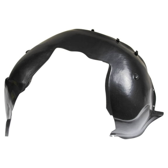 TRQ Front Right Inner Fender Liner Black Passenger Side Fits Select 2001-2009 Volvo S60 2001-2007 V70 VO1249105