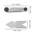 thumbnail image 2 of Milisten 4Pcs Steel Thread Plug and Centre Gauge Set for Measuring Lathe Thread Pitch and Gear Tooth, 2 of 8