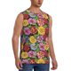 thumbnail image 2 of Balery Daisies Flowers Camisetas sin mangas para hombre, absorbe la humedad y protege contra el mal olor.-X-Large, 2 of 7