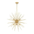 thumbnail image 3 of Timber 8 light Brass pendant, 3 of 11