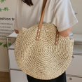 thumbnail image 7 of Pkhoxwe Embroidery Flower Handbag Transparent Mesh Shopping Bag Beach Mesh Tote Bag for Women Travel Shopping Daily Use, 7 of 7