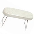 thumbnail image 5 of Nail Arm Rest PU Leather Manicure Pillow Cushion Nail Art Accessories Tool for Nail Salon Table Technician Use White, 5 of 6