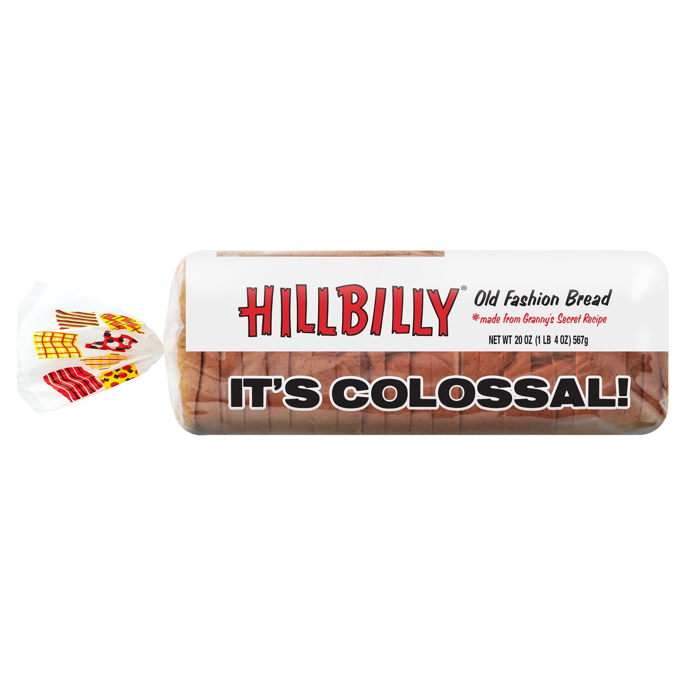 Hillbilly Old Fashion Bread Loaf, 20 oz, 22 Count
