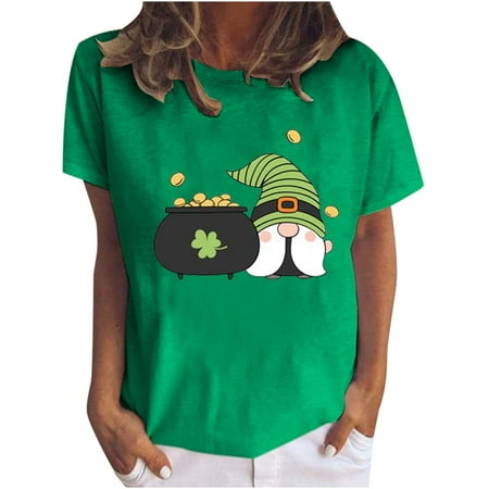 

LWZWM Womens Sweatpants St Patricks Day Lounge Trousers High Waisted Joggers Pants with Pockets Pajama Pants Plus Size Sweatpants Print Loose Round Neck Spring Autumn Short Sleeve T Shirt XL