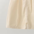 thumbnail image 2 of Overalls for Girls, Solid Color Piece Overalls for Toddler Girls, Adjustable Strap Shorts with Button Details for Summer, 2 of 2