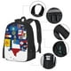 thumbnail image 2 of Disketp The Map Of United States Mochila Minimalista de Gran Capacidad, Mochila de Viaje para Escuela, Trabajo o Uso Diario, 2 of 6