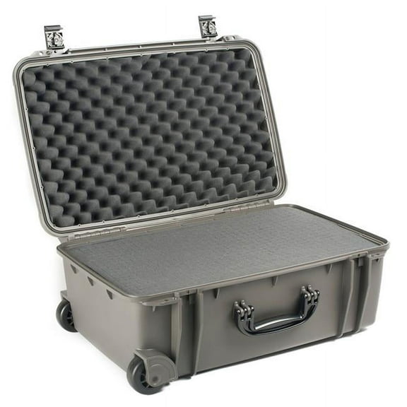 Seahorse 920 Wheeled Case with Foam- Gunmetal Gray