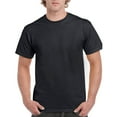thumbnail image 2 of Gildan men's heavy cotton t-shirt, style G5000, 10-pack, Black, 2 of 7