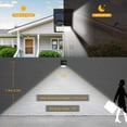 thumbnail image 5 of Lámpara solar para exteriores con sensor de movimiento Lámpara solar impermeable para exteriores, luz de pared inalámbrica para jardín al aire libre, 5 of 5