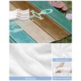 thumbnail image 6 of Blue Teal Brown Beach Towels Oversized Super Absorbent, Anchor Nautical Coastal Ocean Wooden Lightweight Bath Towel Quick Dry Sets For Bathroom/Pool/Rv Camping/Beach Play/Gym Room/Picnic 30"x60", 6 of 8