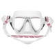 thumbnail image 5 of Visor Máscara Adulto CRESSI  Quantum Transparente/Rosa Dos Lentes Transparentes Bajo Volumen Antiempañante, 5 of 6
