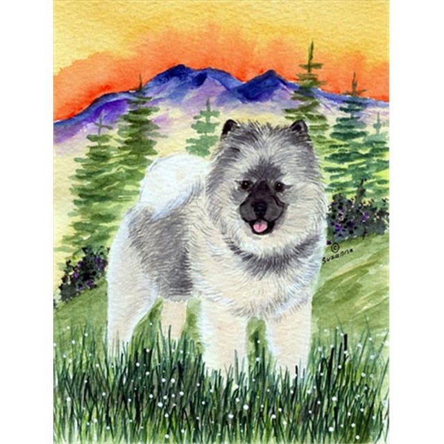 Carolines Treasures SS8192GF Keeshond Flag - Garden Size