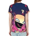 thumbnail image 2 of Invader Zim Gir Women's T Shirts Round Neck Short-Sleeve Soft T-Shirt Summer Casual Tee Tops 3D Printing Tee Shirt, 2 of 6