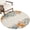 Beige, Oatmeal, Dusty Blue, Terracotta, variant on Small Round Rug 3Ft, Thanksgiving Pumpkin Non-Slip Washable Circle Rugs Carpet, Farmhouse Retro Fall Eucalyptus Leaves Indoor Outdoor Rug Floor Mats Throw Runner for Bedroom Living Room Bathroom