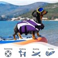 thumbnail image 4 of Dog Life Jacket Vest, Ripstop Pets Floatation Lifesaver Puppy Reflective Safety Swimsuit Preserver, Adjustable Life Coat with Rescue Handle for Small Medium Large Dogs Swimming Surfing Boating, 4 of 7