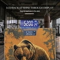 thumbnail image 3 of High Precision Body Weight Scale Smart Bathroom Scales with Large LCD Display(400lbs),Decorative for Bedroom-Grizzly Bear Standing In The Forest, 3 of 4