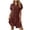 Wine, variant on Plus Size Graduation Dresses Women's Short Sleeve Button Shirt Dress with Pockets Textured Roll up Sleeve Casual Mini Dress for Daily Vacation L