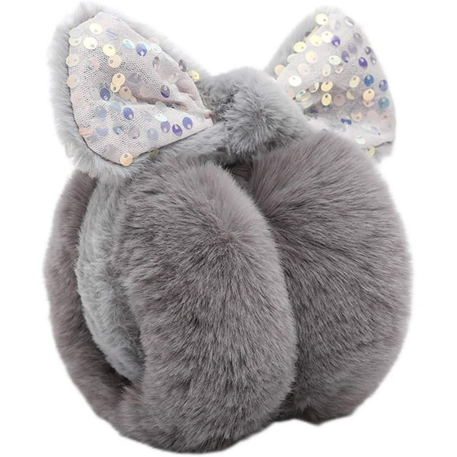 Cache-oreilles Tricotés Chaud Hiver pour Chat pour Femmes (Gris-B, Gratuit)