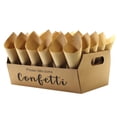 thumbnail image 1 of Bsvklp Con Caja Cono Confeti Papel Kraft Cinta Doble Cara Fácil Plegar Con Temática Vintage, 1 of 8