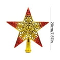 thumbnail image 7 of AZXY Christmas Topper, Plastic Christmas Tree Topper, Vintage Rustic Western Christmas Star Topper with Lights for Christmas Tree, Christmas Decoration, Indoor, Outdoor, 7 of 7