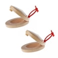 thumbnail image 1 of 4xA Par Casta?uelas De Madera Instrumento Musical Flamenco De Percusión De Madera, 1 of 6