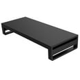 thumbnail image 1 of Metal Computer Monitor Desk Stand Riser Support Office Desk Organizer Sturdy, 1 of 6
