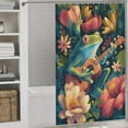 thumbnail image 3 of Cute Witch Frog Shower Curtains - Bath Shower Curtain Set with 12 Hooks for Adults Kids Bathroom Decor Accessories, 3 of 7