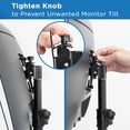 thumbnail image 4 of Mount-It! Support de Bureau pour Moniteur LCD Simple Hauteur Réglable Inclinaison Pivotant VESA 50, 75, 100 Compatible 22, 23, 24, 27, 30, 4 of 5