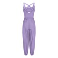 thumbnail image 4 of APEXFWDT Women's Tank Jumpsuit Summer Casual Sleeveless Rompers Jumpsuits with Pockets One Piece Outfit Active Workout Lounge Jumpsuits, 4 of 5